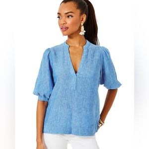Lilly Pulitzer Linen Top